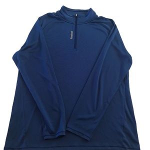 Men’s Reebok Grey XL Lightweight Pullover 1/4 Zip